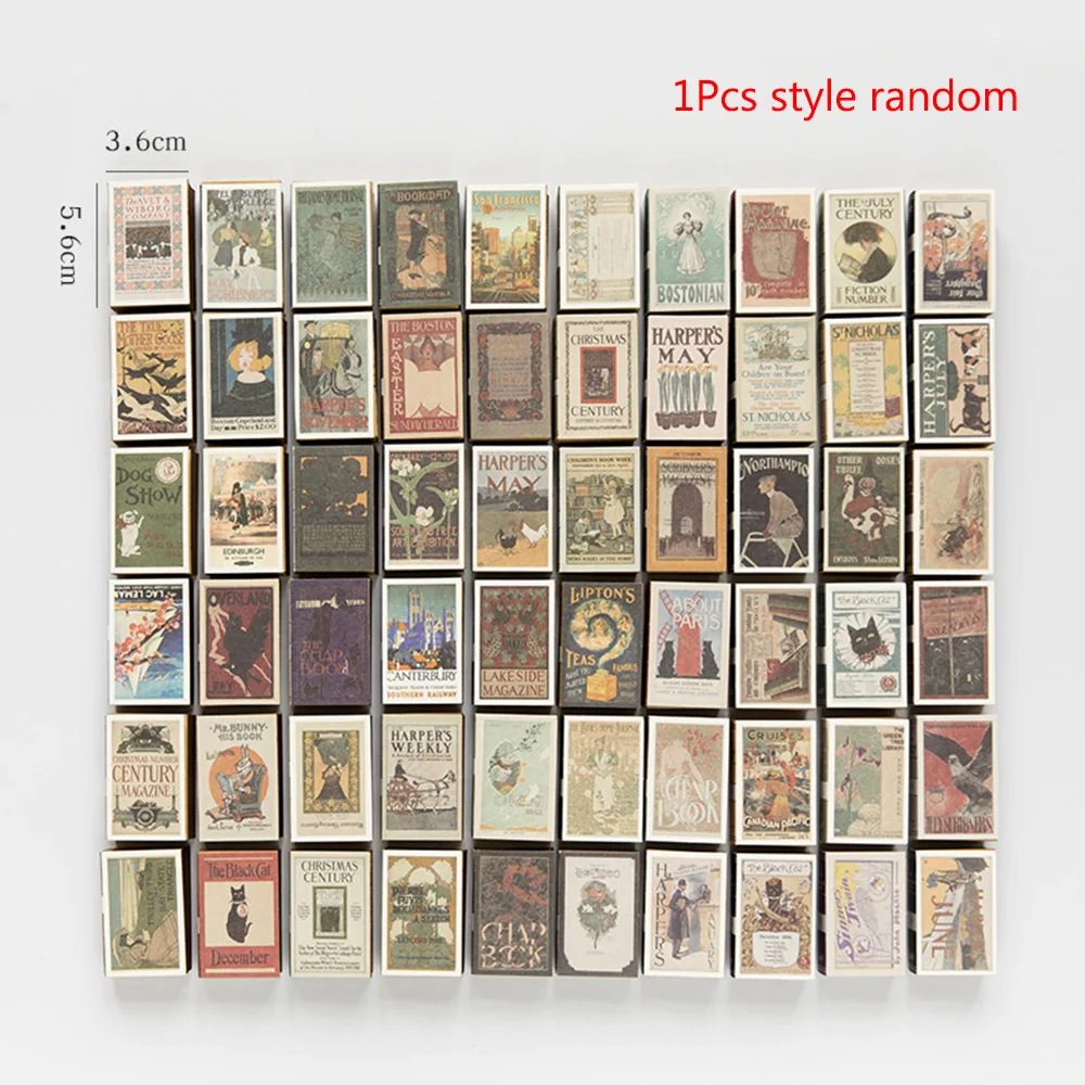 122 листов ретро мини спичбокс креативная книга для нот может быть порвана