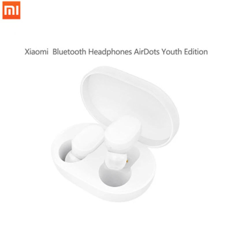 Оригинальные Xiaomi Bluetooth наушники Молодежная гарнитура AirDots Беспроводная bluetooth-гарнитура мини для спортивного привода