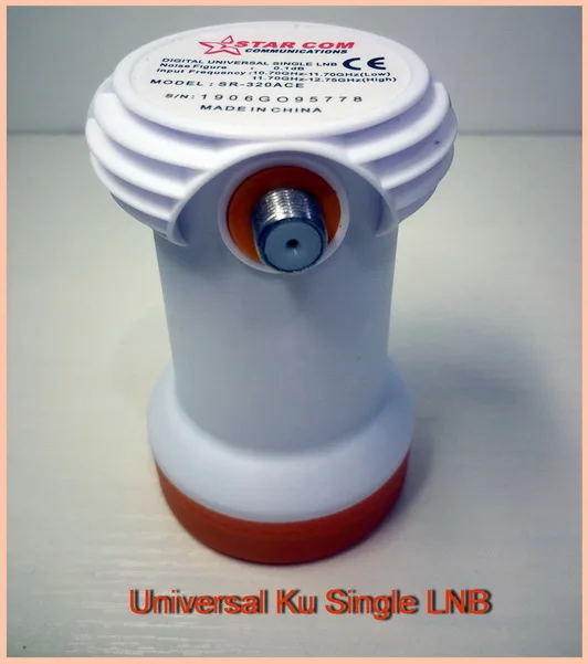 STARCOM SR-320, SR-3602 SR-3604 Универсальный ku-диапазон цифровой HD одиночный, двойной, LNB с высоким коэффициентом усиления низкий уровень шума спутниковая антенна LNB - Цвет: SR-320
