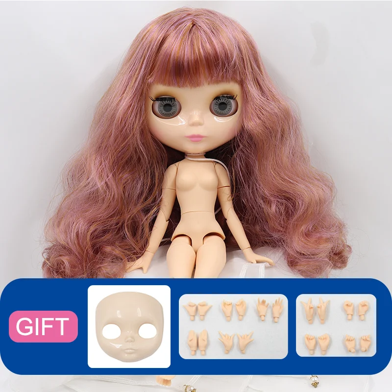 ICY Blyth кукла из натуральной кожи шарнир тела bjd игрушка глянцевое лицо блестящее лицо специальная цена одна распродажа 1/6 30 см - Цвет: 72649530