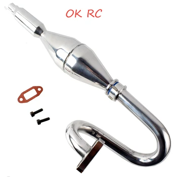 

Aluminum Tuned Exhaust Pipe 1/5 Baja Replacement Parts for 1:5 oil truck Redcat Rampage MT HSP monster truck 94050 15003