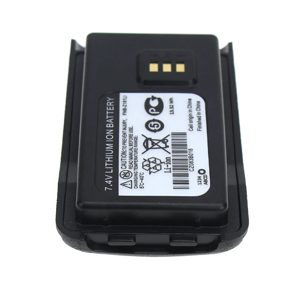 10 х 2 Аккумулятор для системы радиосвязи для Vertex Батарея EVX-C31 VZ-30, VZ-30-D0-5, VZ-30-G6-4 FNB-Z181LI 7,4 V 1800 мА-ч