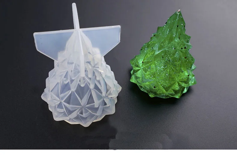 Popular3D Рождественская елка DIY силиконовые ювелирные изделия инструменты для изготовления Подвески Смола Литье Плесень инструмент для рукоделия
