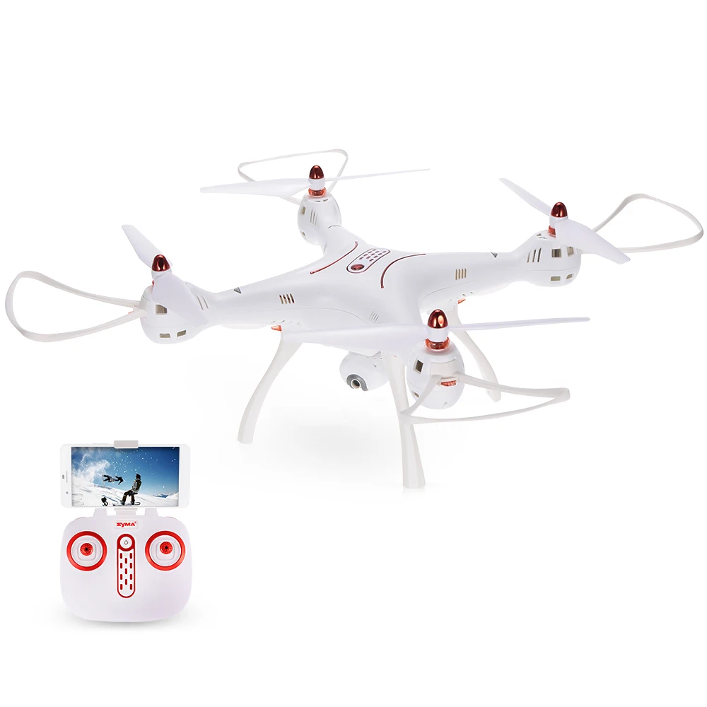 Syma X8SW-D 720P Adjustable Camera Drone Professional Quadcopter Wifi FPV Selfie Altitude Hold Headless Mode RTF RC Dron | Игрушки и