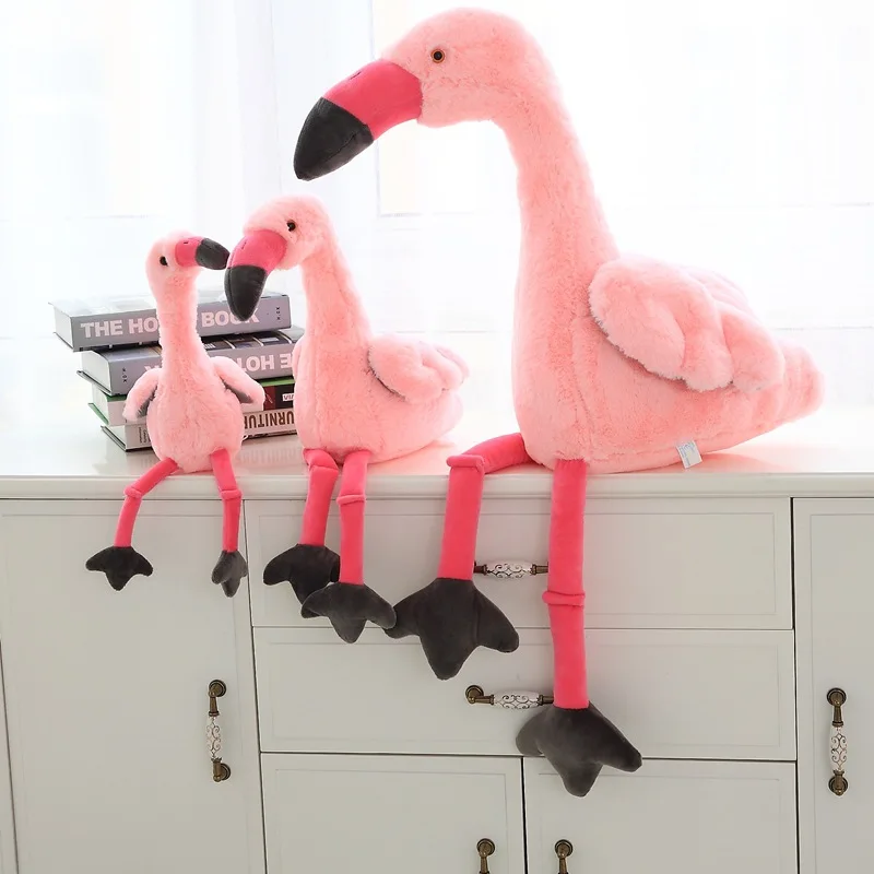 

New Products Pink Flamingo Plush Toys AliExpress Hot Sales Baby Comforter Toys