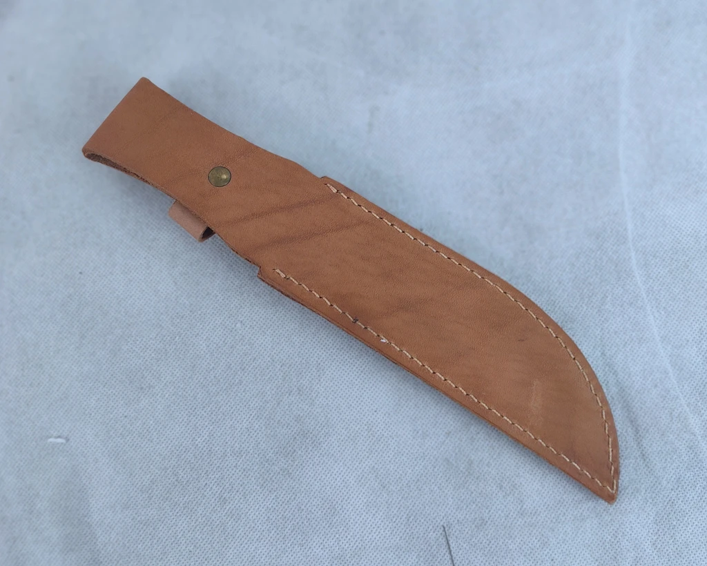 tomwang2012.MILITARY WW2 US NAVY PARRIS SHEATH KNIFE KNIFE BROWN LEATHER SCABBARD COVER