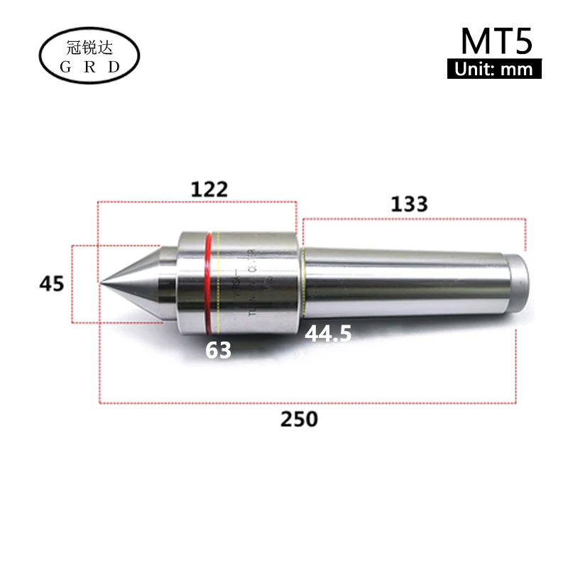 Токарный станок с ЧПУ MT3 MT4 MT5 Высокоточный водонепроницаемый роторный центр внешний вращающийся корпус вращающийся токарный центр Морзе