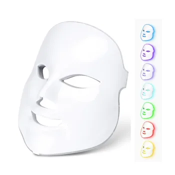 

LED Facial Mask 7 Colors Skin Care rejuvenation Wrinkle Acne Removal Photon Therapy Whitening Instrument Face Beauty Device