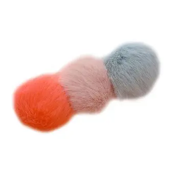 

Japanese Sweet Girl Fluffy Pompom Ball Hair Clip Contrast Candy Color Alligator Hairpin Princess Birthday Party Styling Barrette