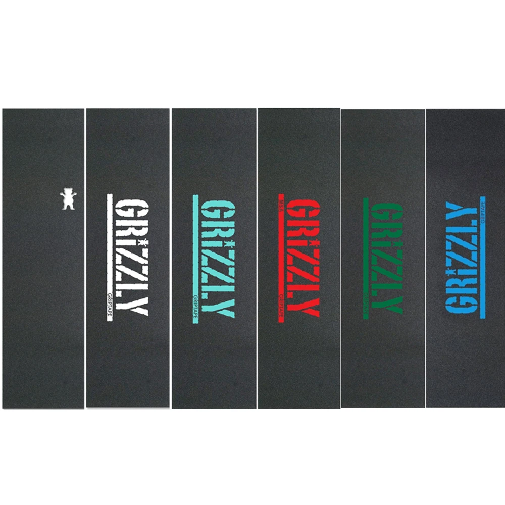 USA Brand Grizzly New Style Disruptive Pattern Bear Skate Griptape Hard