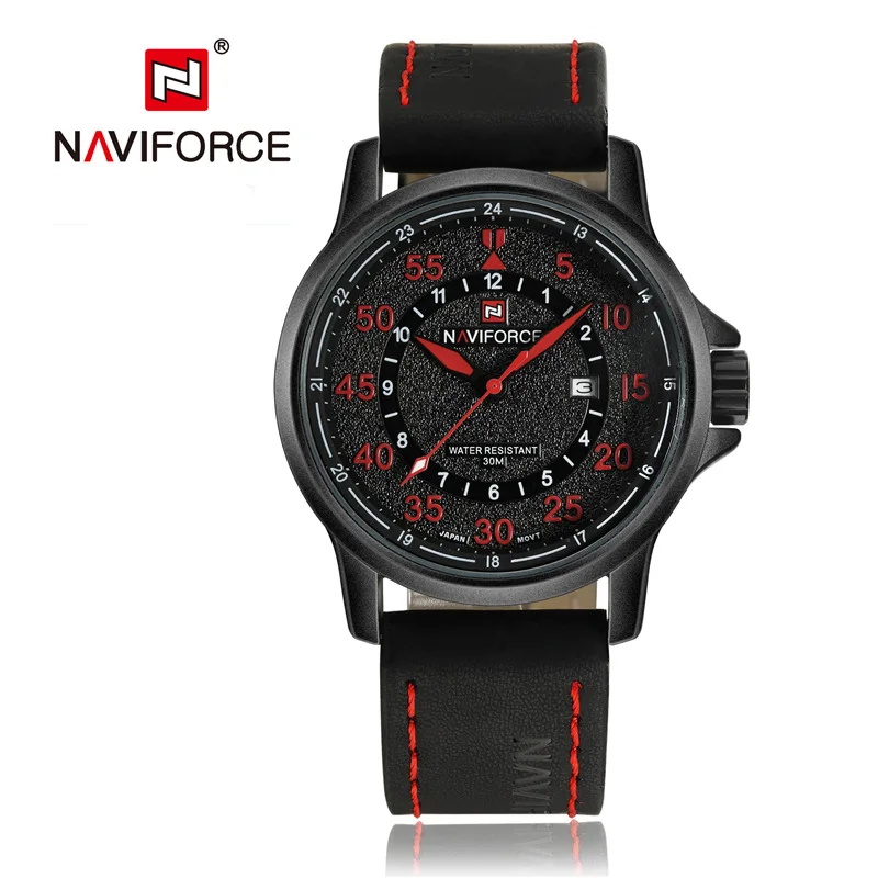 

Naviforce/Xiang 9076 Men Belt Watch Casual Calendar Quartz Watch Business Watch
