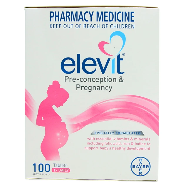 Elevit Pre-conception and Pregnancy Multivitamin Tablets 30 pack (30 days)