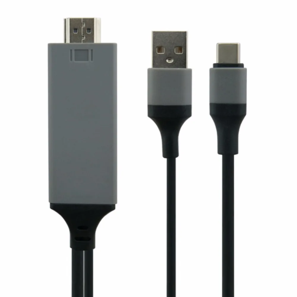3,1 USB C к HDMI кабель type-C к HDMI конвертер 4K HD внешняя Видео Графика расширение кабель адаптер для hdtv-компьютер ПК