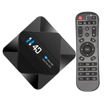 

Android 10 TV BOX H616 Quad Core CortexA53 2GB 16GB Up to 1.5GHz 6K Wifi 2.4G / 5G Media Player Smart Tv Box(EU Plug)