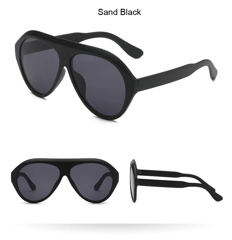 Женские солнцезащитные очки Pilot большого размера, женские новые модные брендовые дизайнерские винтажные очки с крупной оправой для улицы