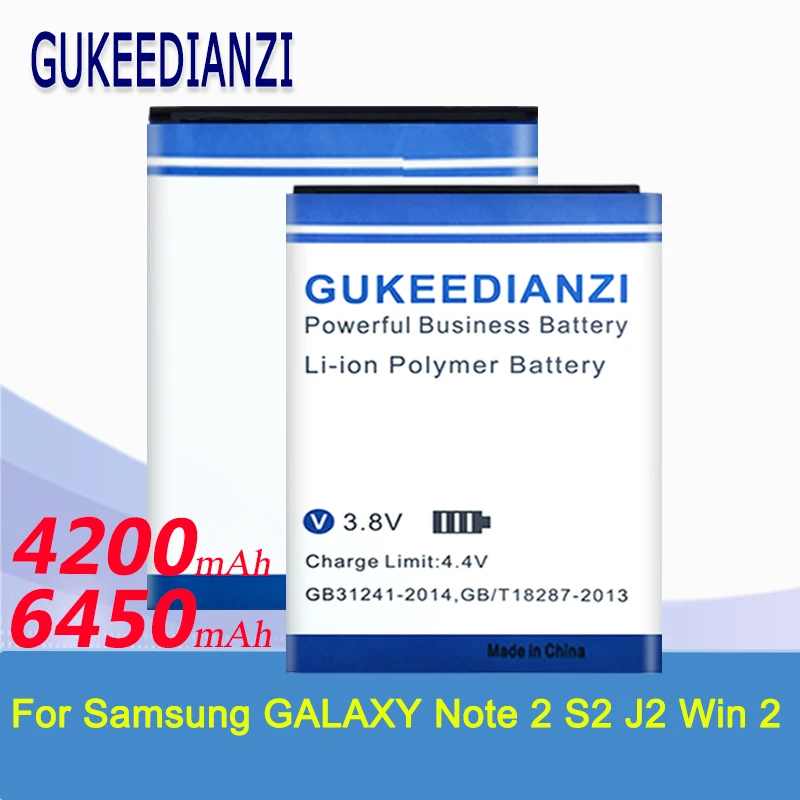 Аккумулятор GUKEEDIANZI EB595675LU для Samsung GALAXY Note 2 4 S2 Win N7100 N7105 N7102 I9100 I9105 I9100G Core J2 Prime SM G360 |