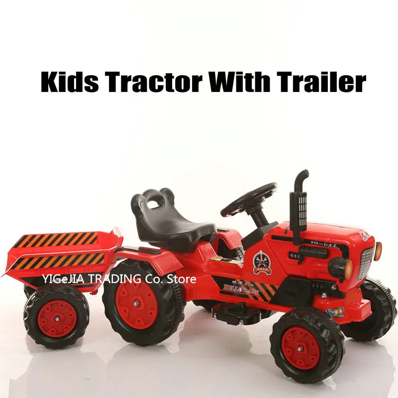 childs pedal tractor and trailer