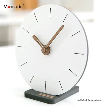 

Creative Design Wall Clock Europe Digital Northern European Brife Modern Living Room Decorative Clock Mute Table Watch