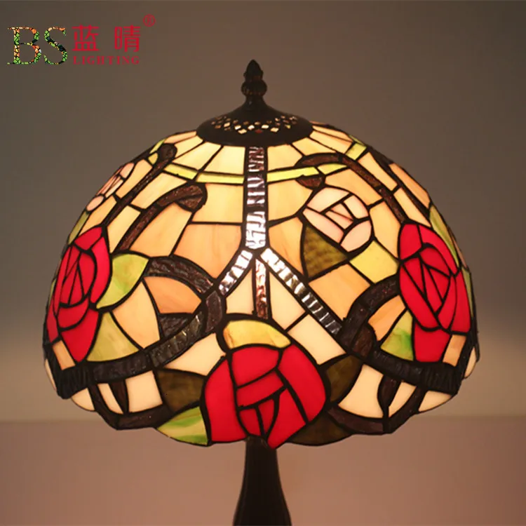 Модный дизайн Турецкая мозаика лампы E27 база ручной Стекло Lampsahde Спальня прикроватные Винтаж стол светильники
