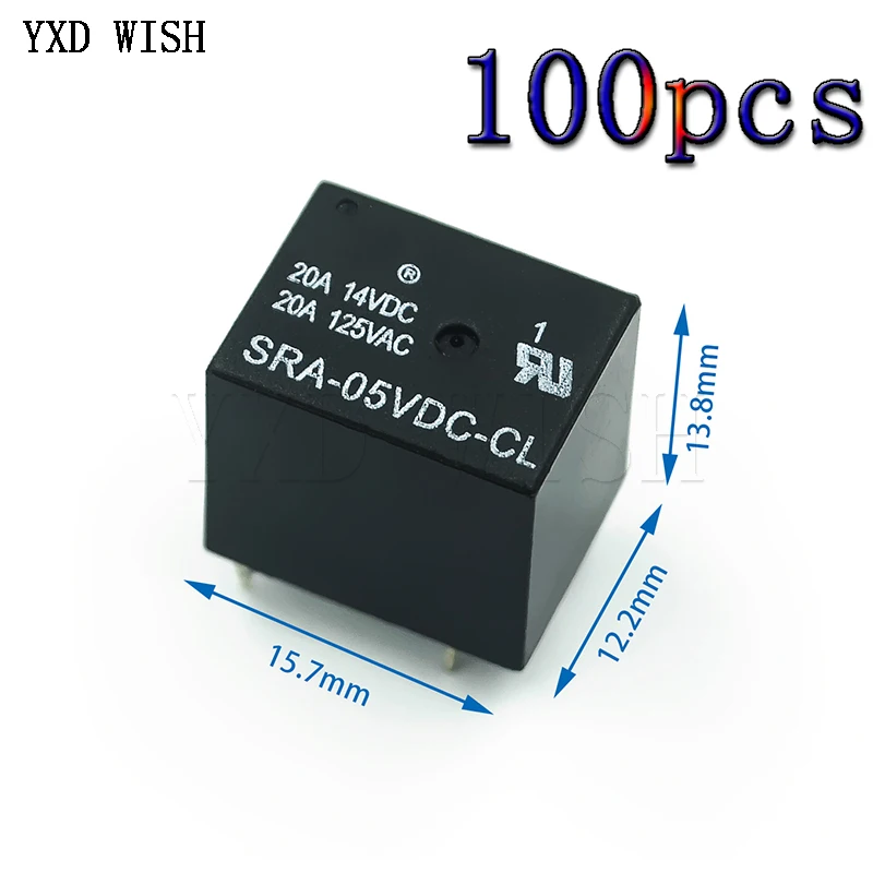 100 reles sra 05vdc cl sra 12vdc cl sra 24vdc cl rele de 01