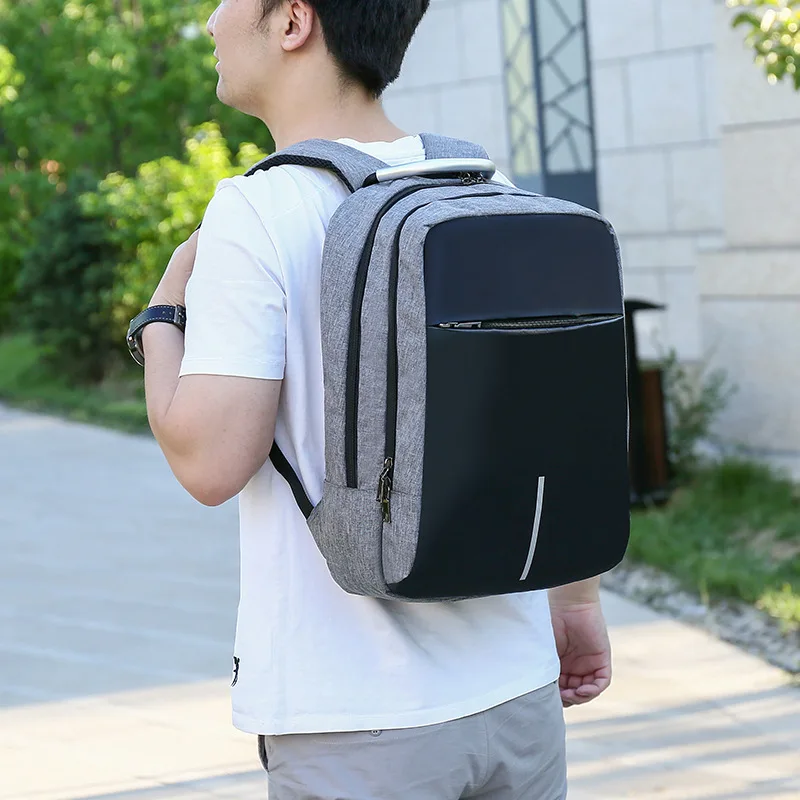 

Bags 2019 New Style Business Anti-Theft Computer Bag Outdoor Oxford Cloth USB Charging Backpack