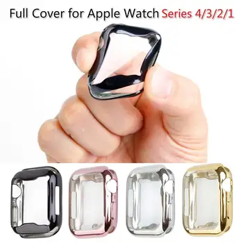 

New Shockproof TPU Soft Full Cover Screen Protector Guard for Apples Watch 40mm/44mm