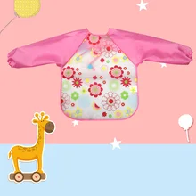 Детские нагрудники, водонепроницаемые, с длинным рукавом, детские нагрудники для кормления, пластиковые нагрудники для детей, детские нагрудники, Слюнявчики, мягкая одежда для кормления