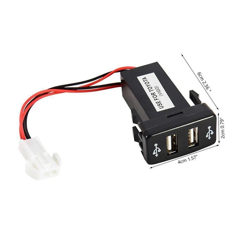 Double Dual 2 USB Port 12V In Car Socket Lighter Charger Adapter JR Deals