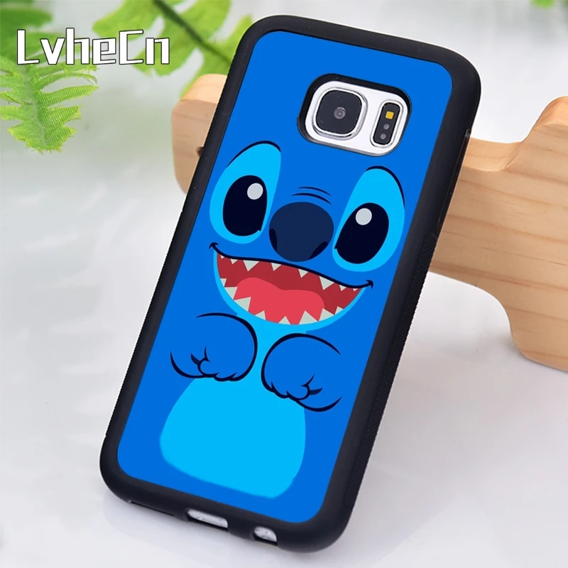 LvheCn OHANA FAMILY LILO E STICH STITCH Phone Case For Samsung Galaxy S9 S8 S10 Plus Lite S6 S7 Edge S5 Note 5 8 9 10 Coque |