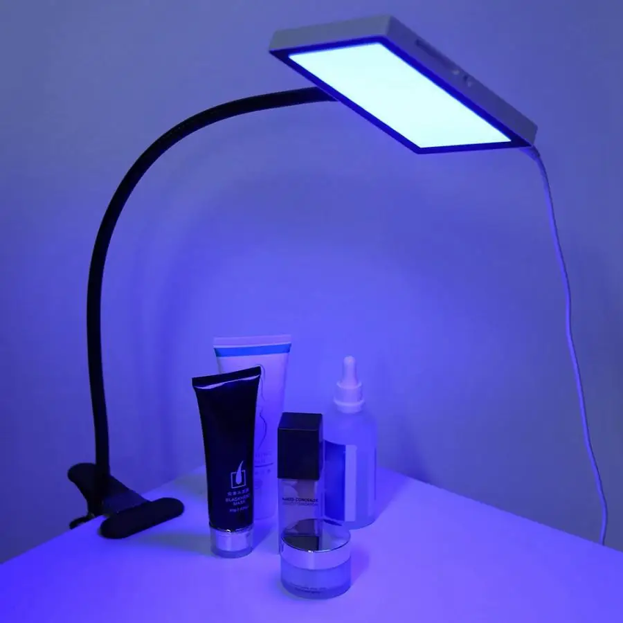 Portable Photon Red Blue Light Beauty Lamp Facial Face Body Light Therapy Skin Care Machine Tools Beauty Device