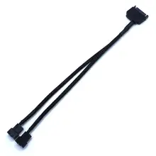 

SATA 15Pin to Two Way 3/4Pin Cooling Fan Power Adapter Extension Cable Cord
