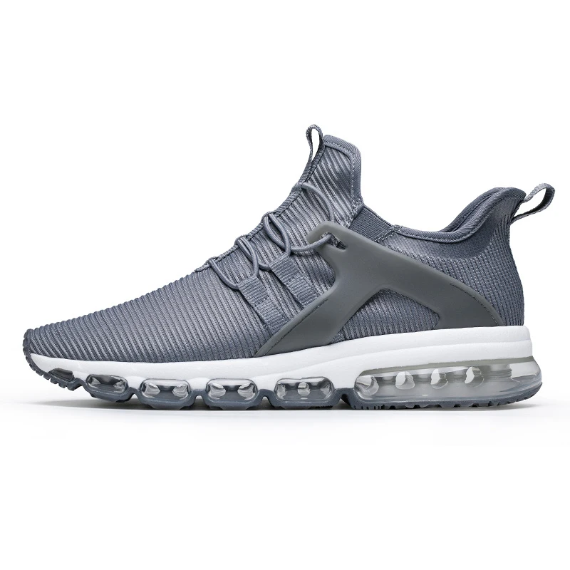 Onemix летние новые дышащие кроссовки для бега, мужская уличная спортивная обувь, Дышащие Беговые кроссовки, обувь черного цвета, спортивная обувь для тренировок - Цвет: Gray 1328B