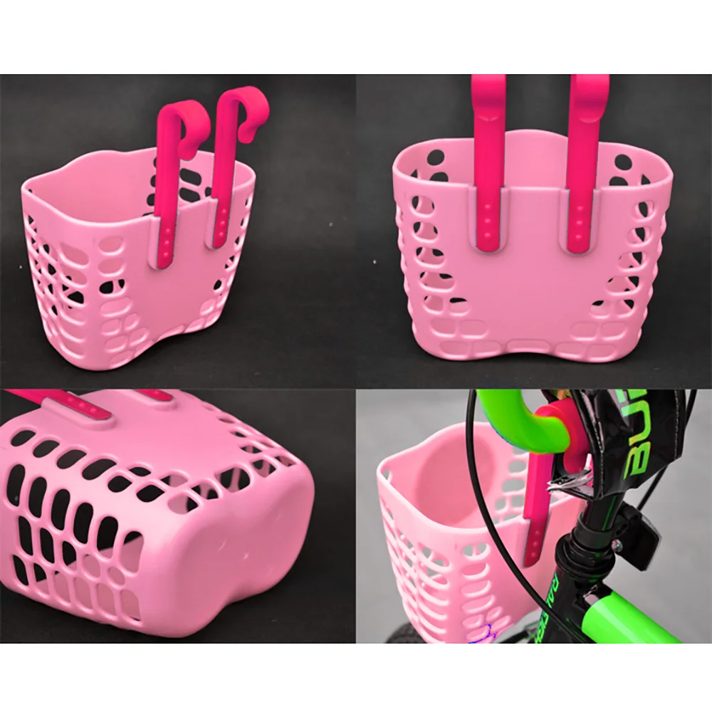 pink bike basket