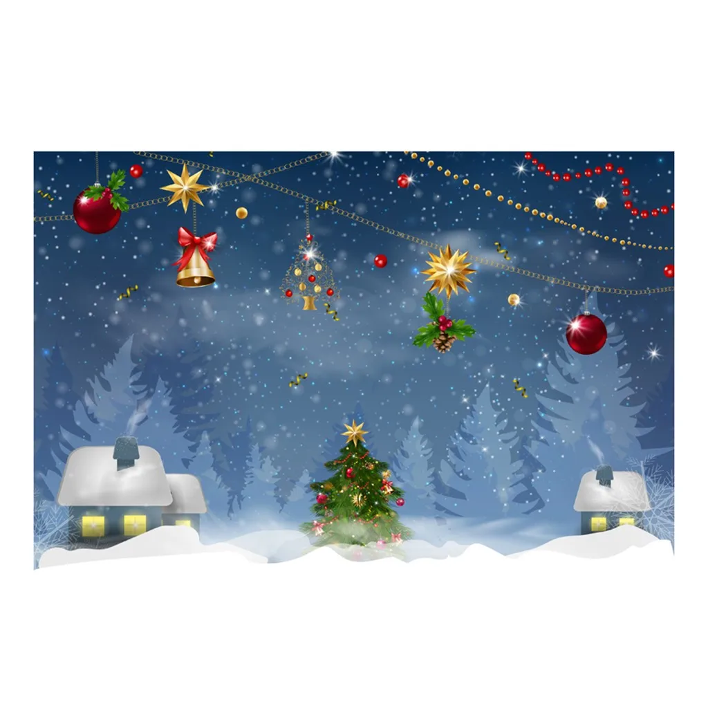 Navidad рождественские украшения для дома Рождественский подарок фоны Виниловые Настенные 5x3FT цифровой фон фотостудия