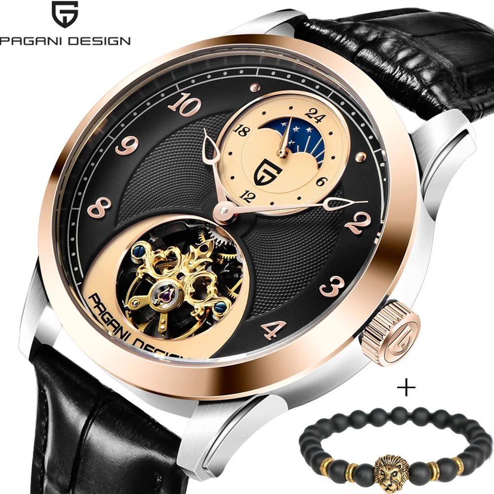 

Mens Watches 2019 New Top Luxury Brand PAGANI Design Fashion Automatic Mechanical Steel Watch Men Military Sport Wristwatch+box