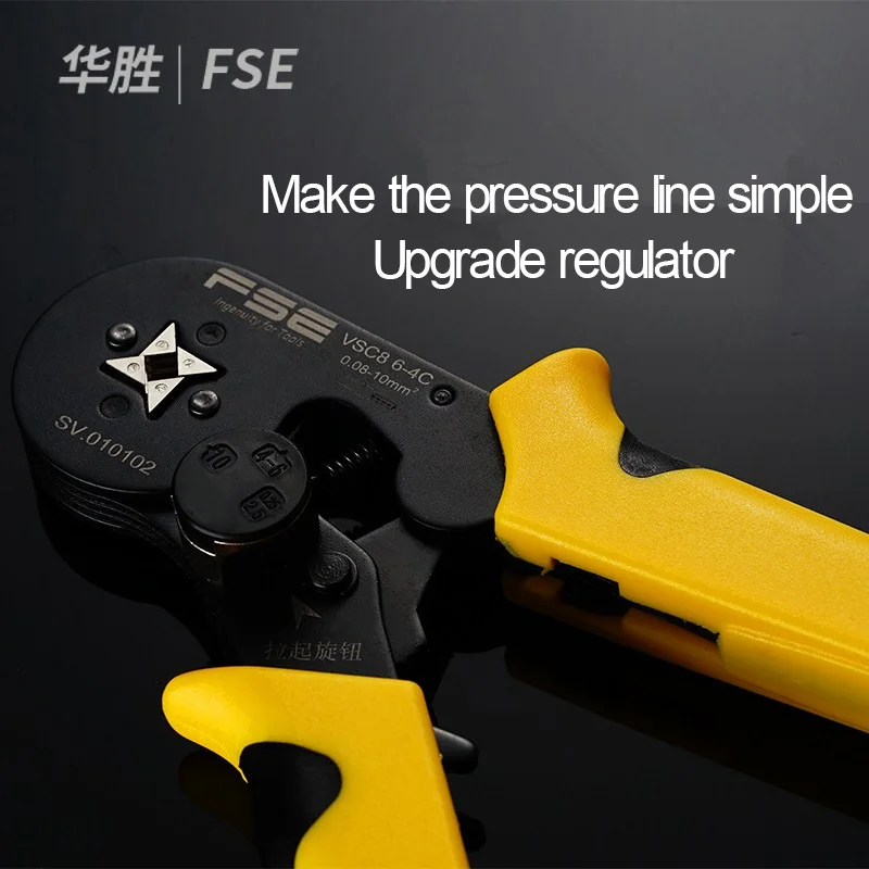 

VSC8 6-4C Crimping Multifunctional Plier 0.08-10mm 23-7AWG High Quality Precision Wire Connector TE Terminal Tool HSC8 FSE