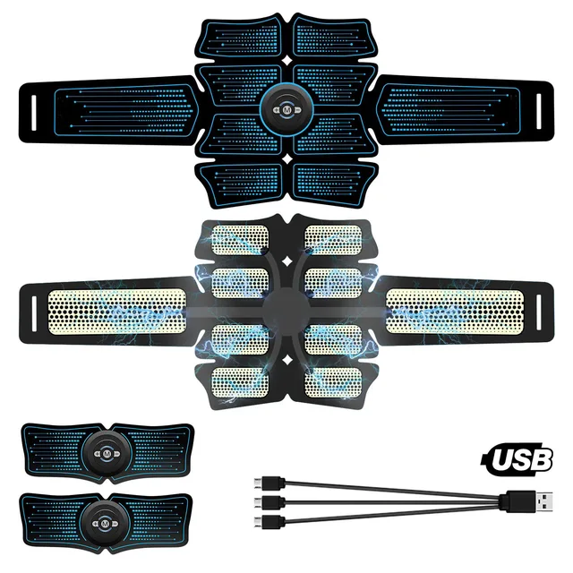US $35.18 Rechargeable Abdominal Massager Stimulate Muscle Fat-reducing And Body-building Appetite Smart Fitn