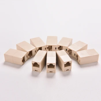 

2/4pcs RJ45 Cat5 8P8C Socket Connector Coupler For Extension Broadband Ethernet Network LAN Cable Joiner Extension RJ45 Coupler