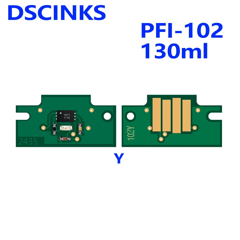 Chip de Cartucho para Canon Pfi102 Pfi104 Ipf650 Ipf655 Ipf750 Ipf755 Ipf760 Ipf765 Ipf 650 655 750 755 760 765 Pfi 102 104 Pfi102 - Imagem 2