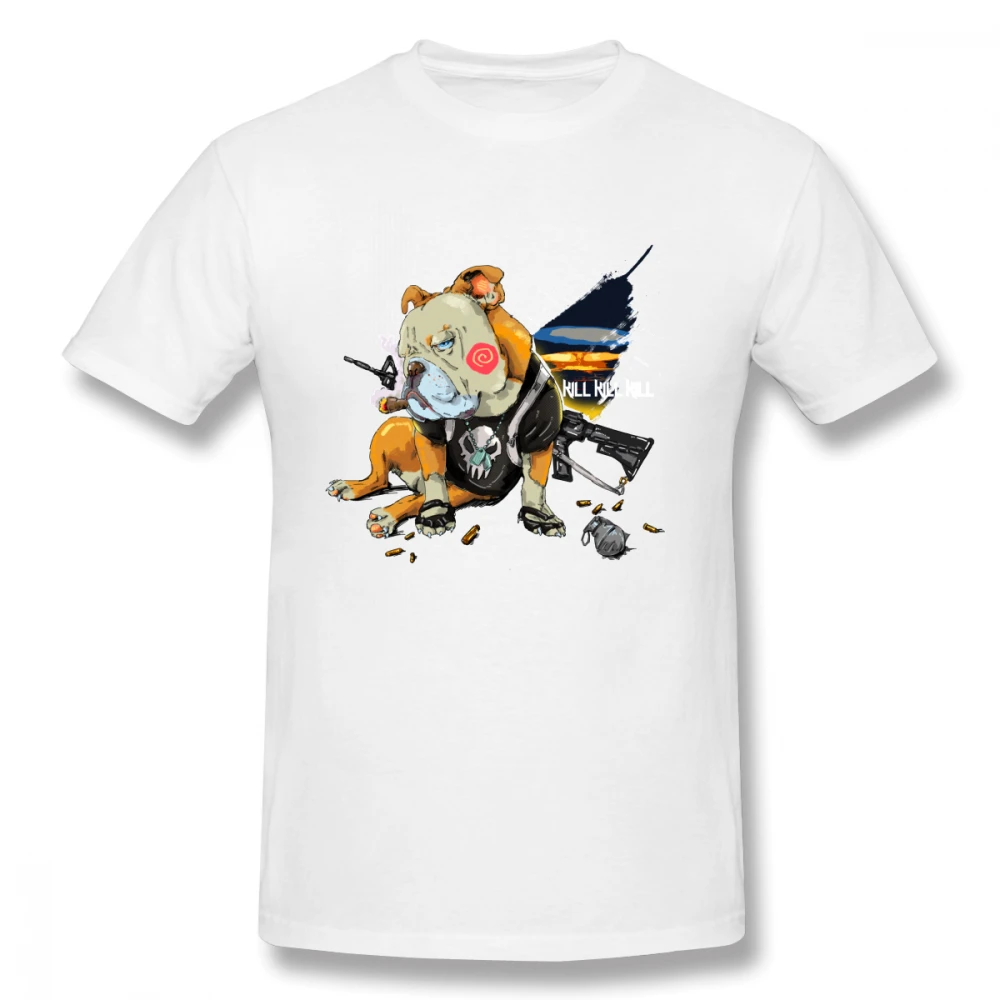 

Kill Punisher French Skull Bulldog t shirt men Casual Fashion Men's Basic Short Sleeve T-Shirt boy girl hip hop t-shirt top tees