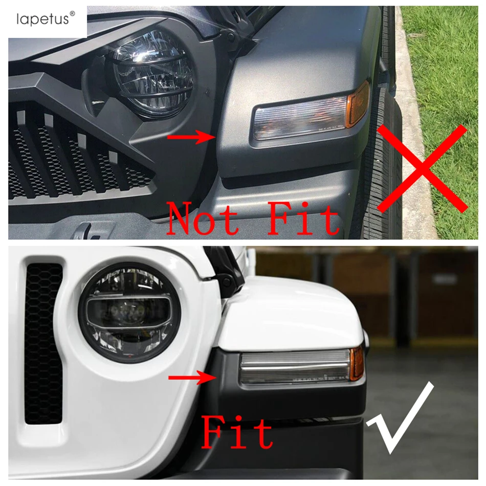 Аксессуары Lapetus подходят для Jeep Wrangler JL 2018 2020 переднее колесо абажур бровей лампы