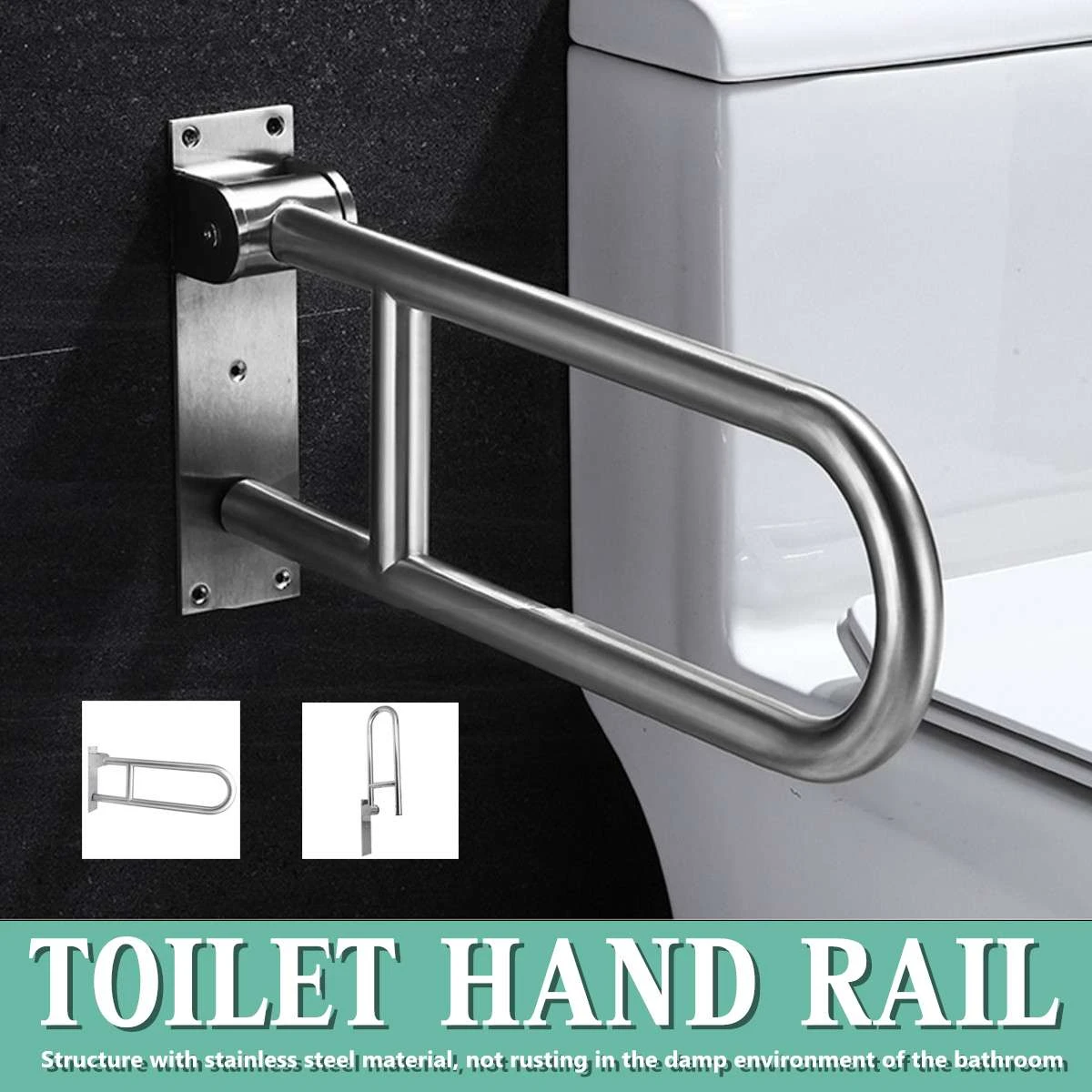Bathroom Safety Grab Bars Stainless Steel Toilet Safety Frame Rail Grab Bar Handicap Bathroom Hand Grips Bath Shower Handrail Grab Bars Aliexpress