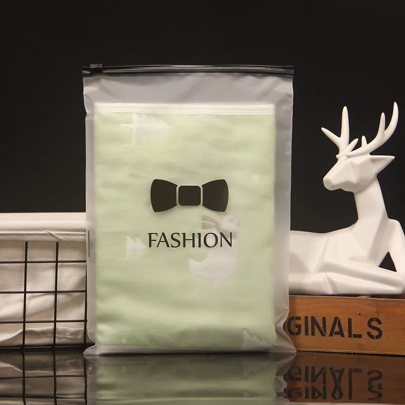 100pcs High quality EVA underwear packaging bags sock towel zip lock plastic bags shirt swimsuit transparent travel storage bags