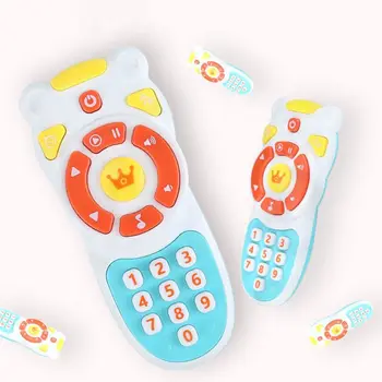 

Kids Musical TV Remote Control Toy with Light and Sound Early Education Toys
