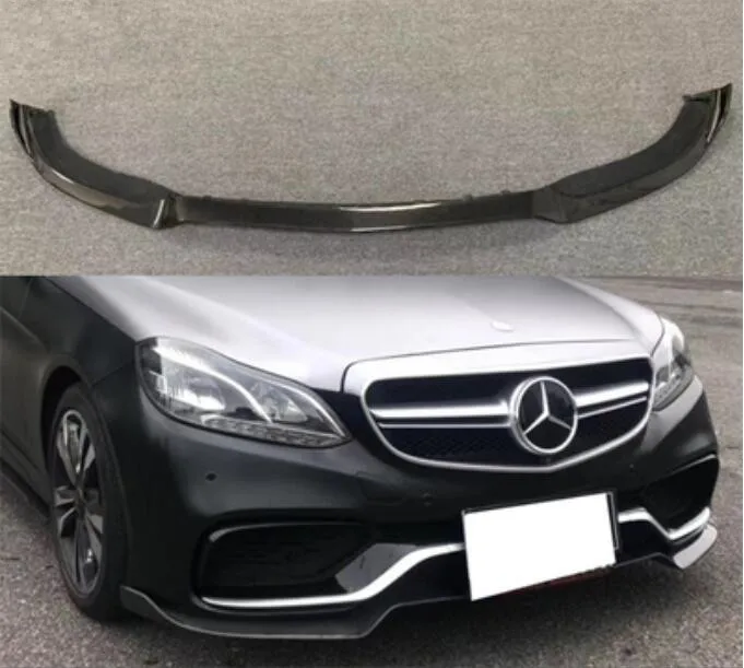 W212 автомобильный передний бампер из углеродного волокна распределитель губ