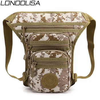 

Multifunction Men Drop Leg Bag Light Waterproof Travel Waist Bag Multi-pocket Fanny Pack Men Belt Hip Bum Messenger Shoulder Bag