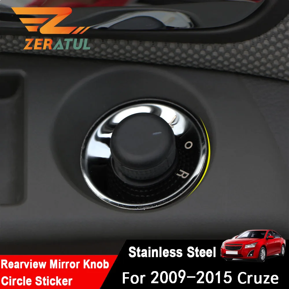 Ручка зеркала заднего вида Zeratul круглая наклейка для Chevrolet Cruze Sedan Hatchback 2009 2010 2011 2012