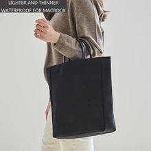 

Woman Single Shoulder Computer Bag Waterproof Shopping Bag Tablet PC Notebook Sleeve 14"/15 for iPad Macbook Handbag Briefcase