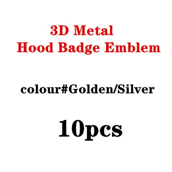 

10pcs Car styling Stickers for Jaguar XE XF XJ XFL XJL F-type E-type metal Car head hood Modified standard cover decoration stic