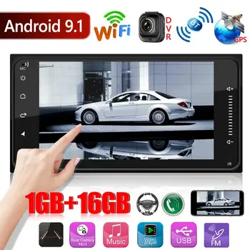 

VODOOL 7 inch HD Android 9.1 In Dash Car Stereo GPS Navigation WiFi Bluetooth AUX USB FM Radio Head Unit Receiver for Toyota New